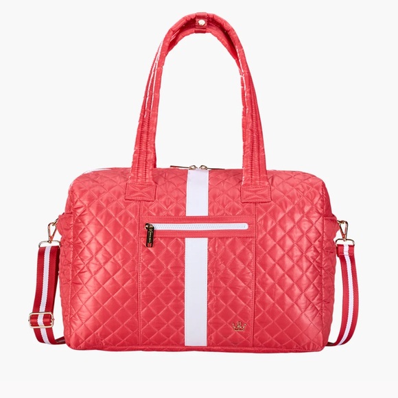 Oliver Thomas Kitchen Sink Duffle NWT Watermelon - Picture 1 of 6